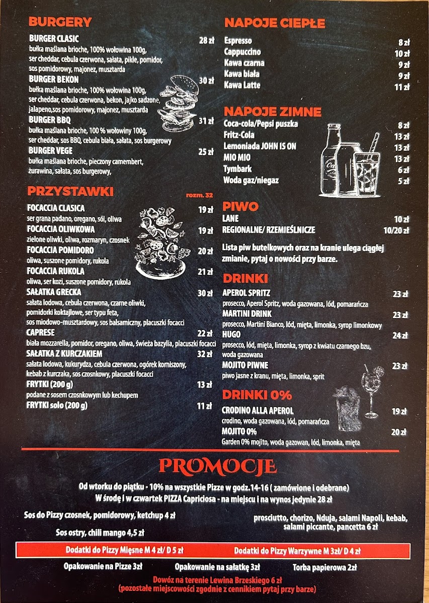 Menu Pizzeria Klisza-1